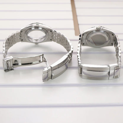 36/39mm Watch Case Bevel Edge Bezel Sapphire Glass For NH35 NH36 NH38 Miyota8215