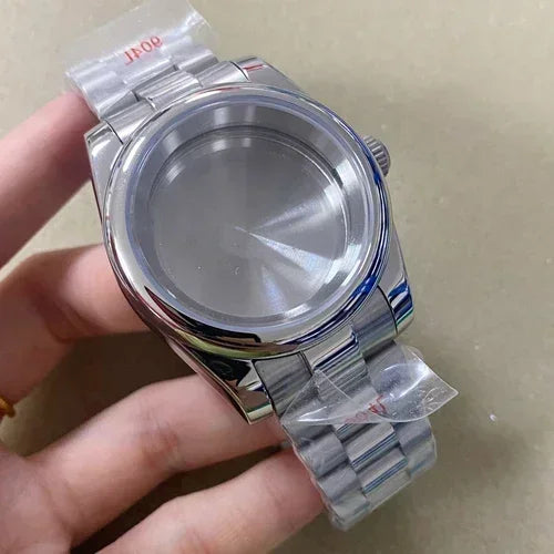 36mm/39mm Stainless Steel Watch Case Set with Calendar Window for NH35/36