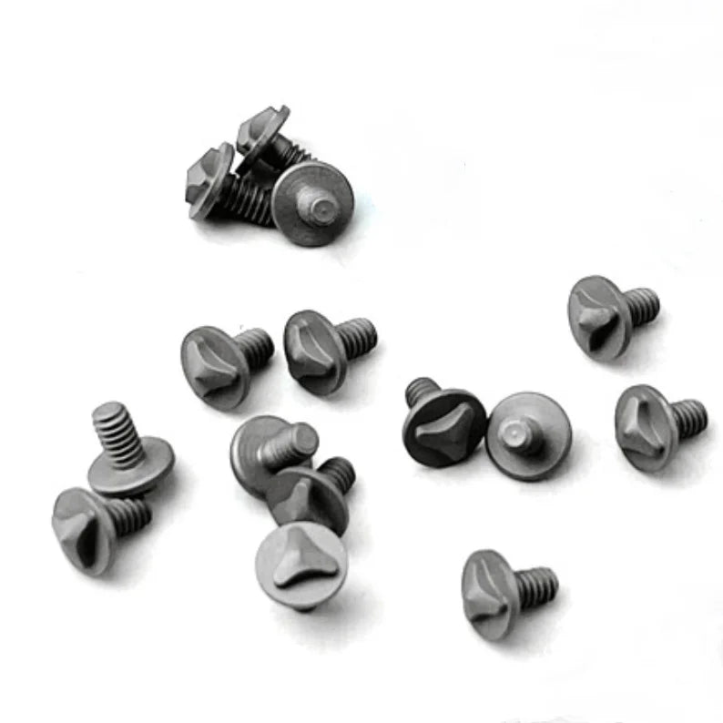 1. Titanium alloy nail grip screws for Microtech UTX-85/Ultratech folding knife handles, pack of 6.  