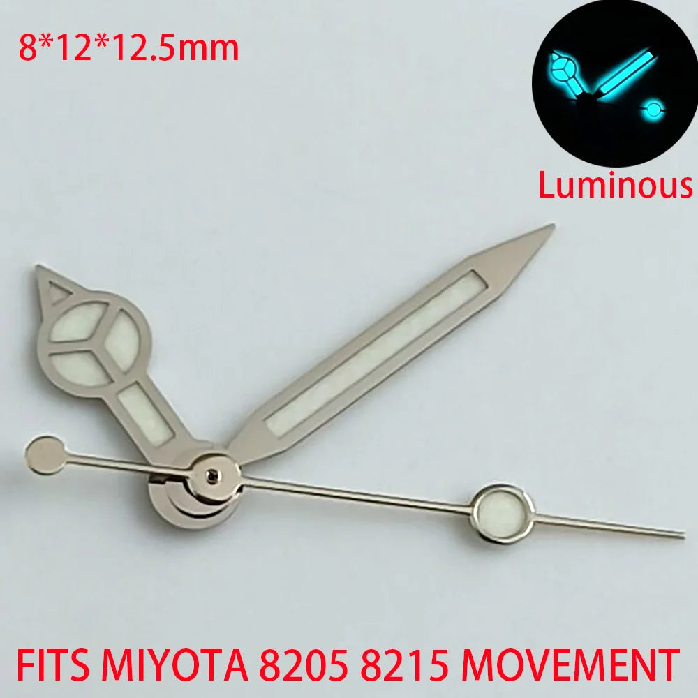 Watch Hands Blue Green Luminous Hands Fit NH 35 NH36 ETA 2836 2824 Miyota 8205 8215 Movement