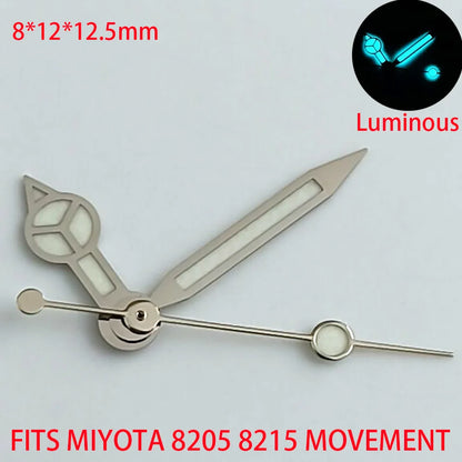 Watch Hands Blue Green Luminous Hands Fit NH 35 NH36 ETA 2836 2824 Miyota 8205 8215 Movement