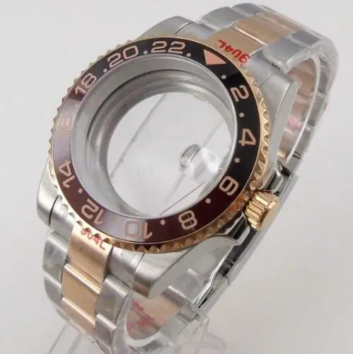 40mm Ceramic Bezel Watch Case Fit NH34 NH35 NH36 2824 2836 Miyota 8215 8205