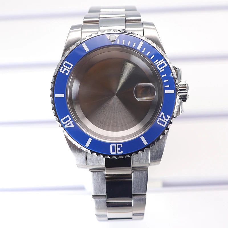 40mm Steel Watch Case For Submariner NH35 NH36 NH34 NH38 ETA 2824 Miyota 8215
