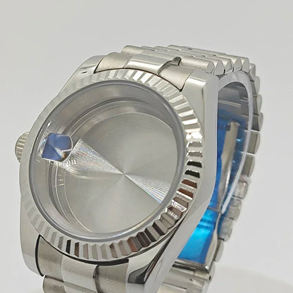36mm/39mm Stainless Steel Watch Case Set with Calendar Window for NH35/36