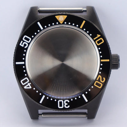 40mm Steel Watch Case Sapphire For NH35 NH36 NH34 4R36 Mod SPB143J1/SPB253J1