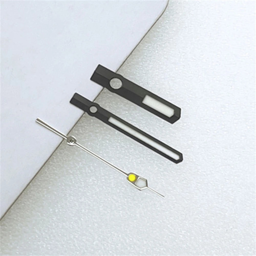 Green Luminous Watch Hands Set for NH34 NH35 NH36 Modified 3Pins Pointers