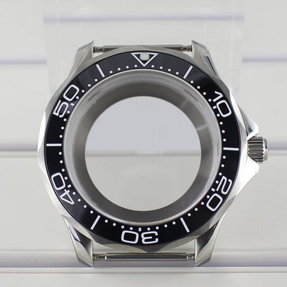 41mm Watch Case Strap Waterproof for Seamaster NH34 NH35 NH36 fit 30.5mm Dial