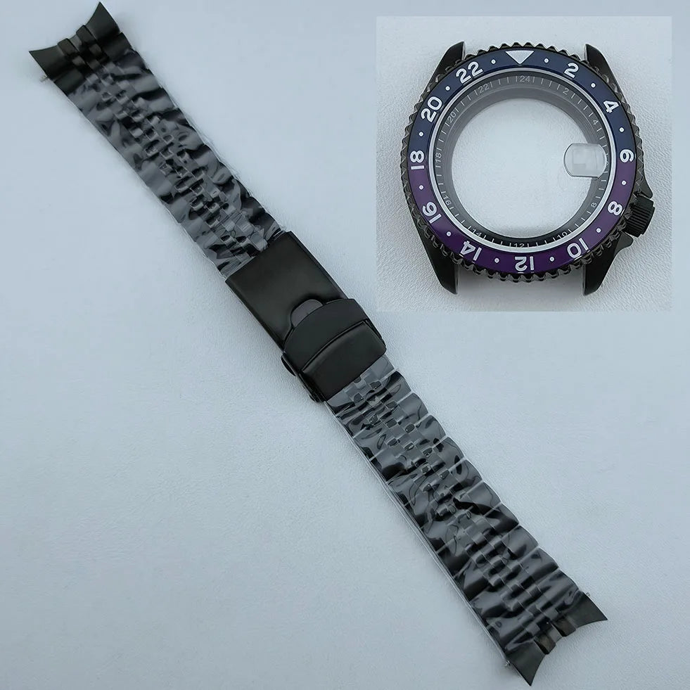 5 ATM 316L Steel Watch Case with Bezel for NH35 NH34 Movement Fit 28.5mm Dial