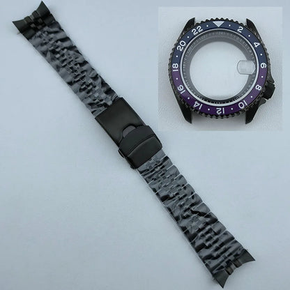5 ATM 316L Steel Watch Case with Bezel for NH35 NH34 Movement Fit 28.5mm Dial