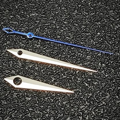 Gold/Rose/Silver/Blue Second Hands Silver Trim Watch Hands for NH35/NH36/NH34