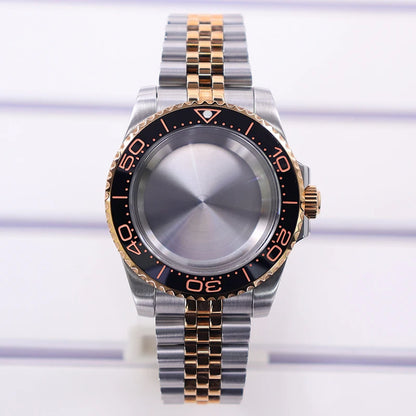 40mm Watch Case For NH35 NH34 NH36 NH70/Miyota8215/Eta2824 PT5000 Slide Buckle