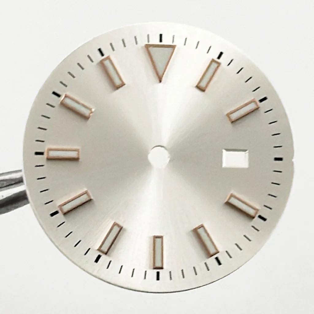 31MM Ladies Round Polished Fluted Bezel Sapphire Crystal Watch Case for NH05/06