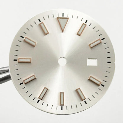 31MM Ladies Round Polished Fluted Bezel Sapphire Crystal Watch Case for NH05/06