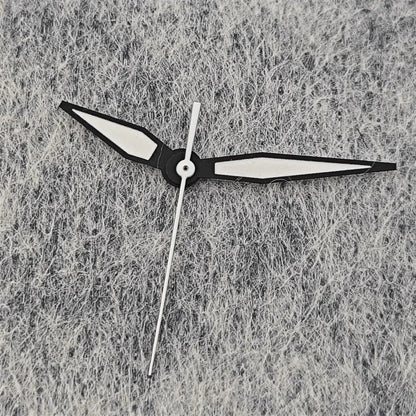 Modified 3-Hands White Second Hand Pilot Watch Hands for 2824 2813 2836 Movement