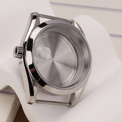 39mm Watch Cases Bevel Edge Polished Bezel For NH34 NH35 NH36 NH38 4R36