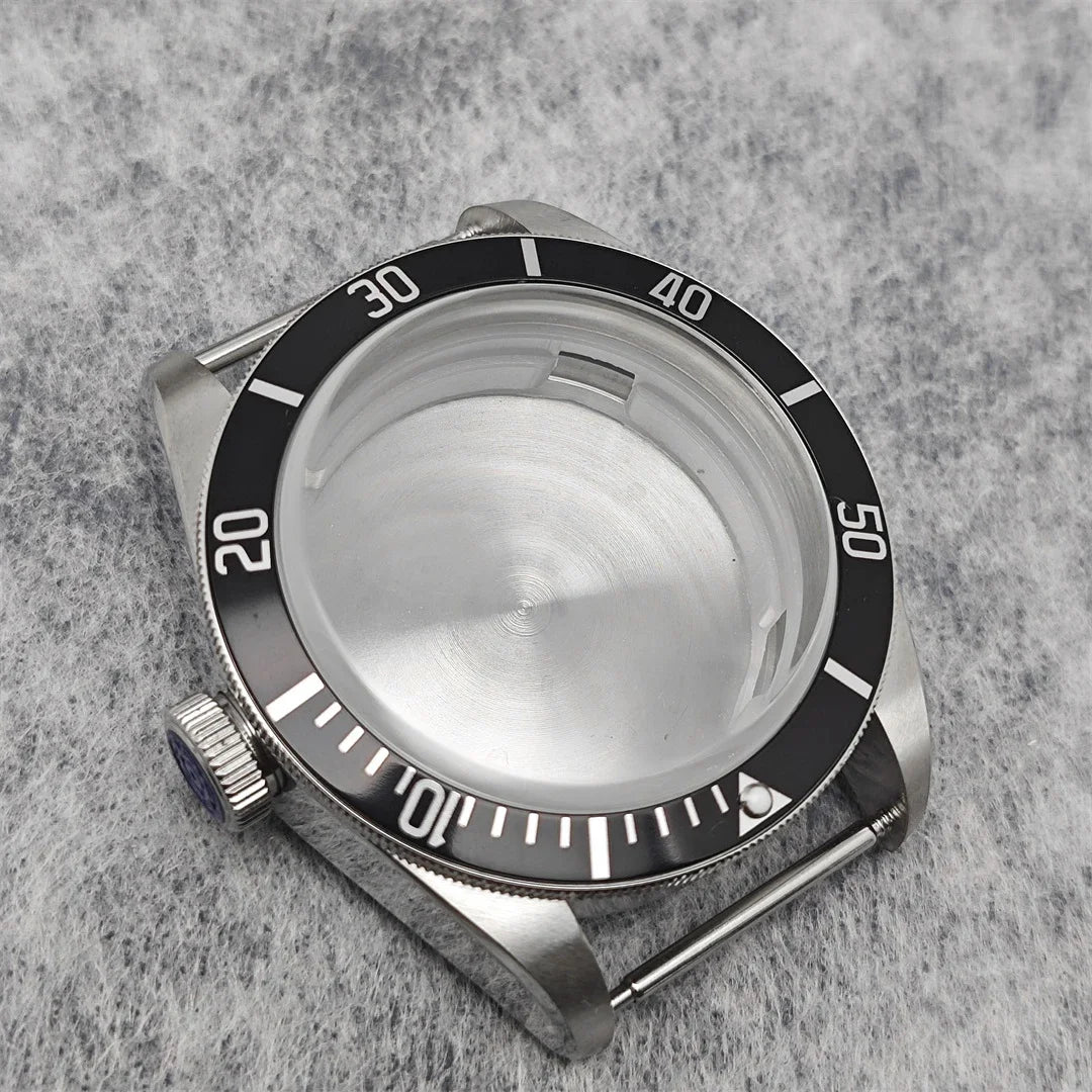 41mm 316L Watch Case with Sapphire Crystal for ETA2824 ST2130 SW200 P5000