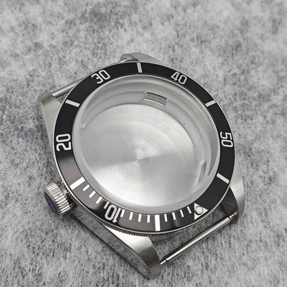 41mm 316L Watch Case with Sapphire Crystal for ETA2824 ST2130 SW200 P5000