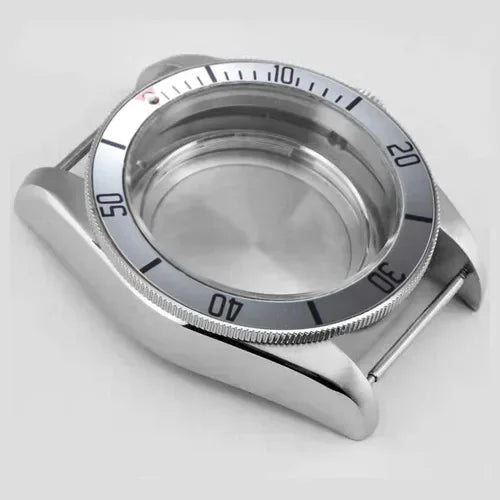 41mm 316L Watch Case with Sapphire Crystal for ETA2824 ST2130 SW200 P5000