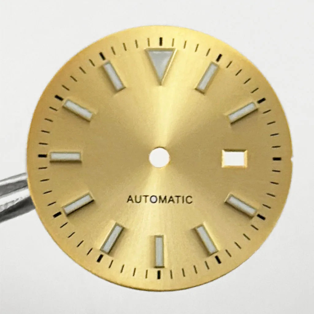 31MM Ladies Round Polished Fluted Bezel Sapphire Crystal Watch Case for NH05/06