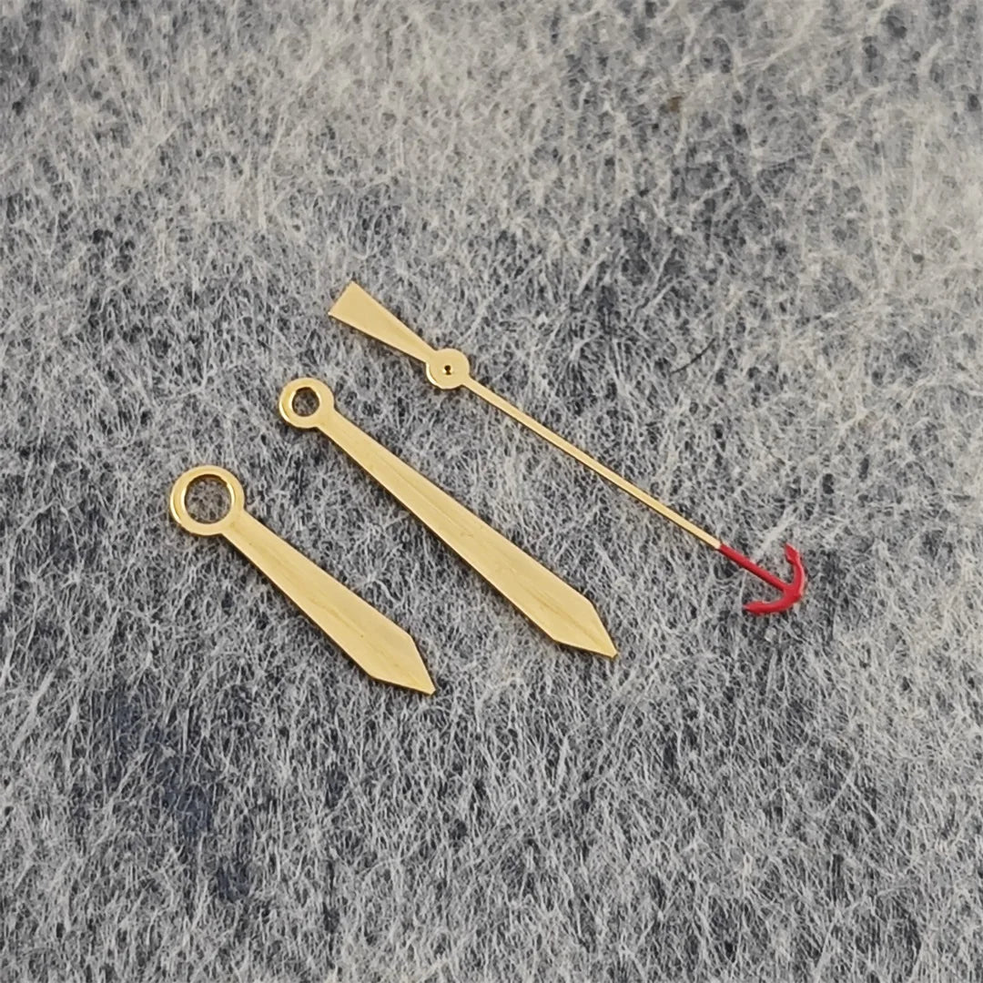 Modified Anchor Seconds Hand Gold Rose Silver Watch Hands Fit NH35/NH36/4R/7S