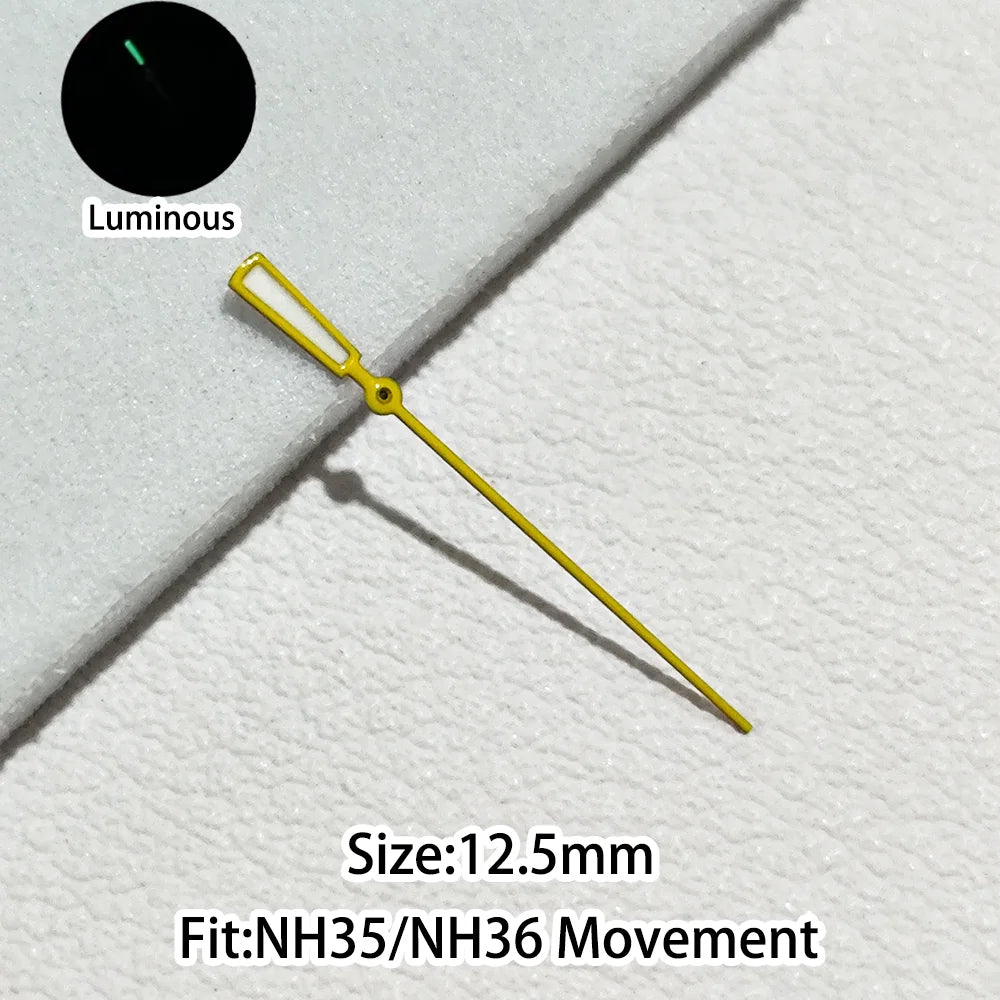 Green/Blue Green Luminous Watch Hands Fit NH35 NH36 Personalized Second Hand