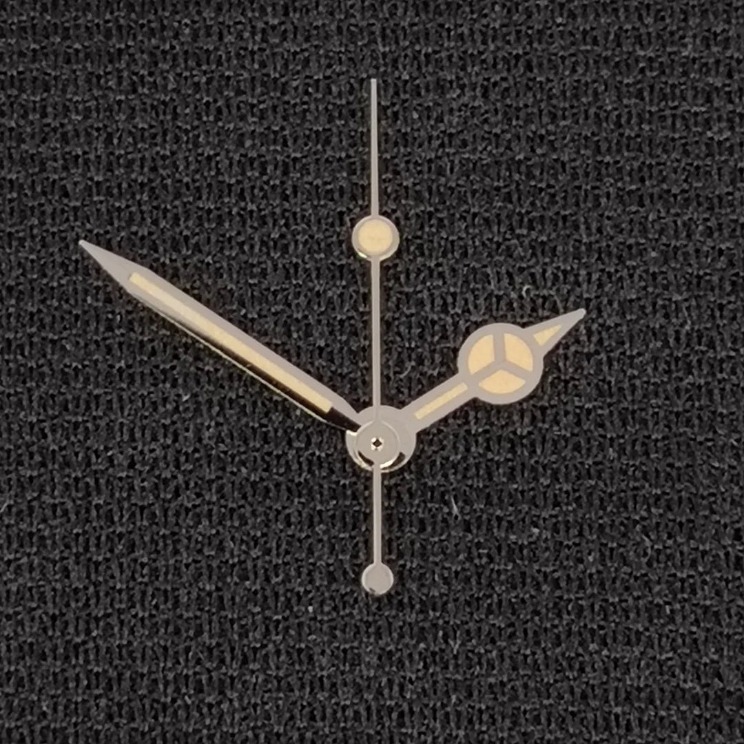 Retro Thin Orange Hands with Green Luminous Watch Hands fit for NH36/NH3/4R/7S