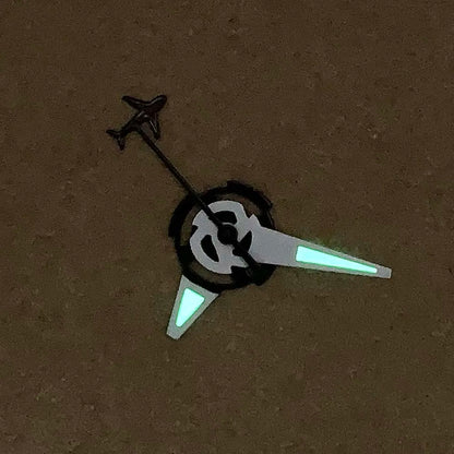 Black Plane Second Hands Green Luminous Watch Hands For NH34 NH35 NH36 NH70