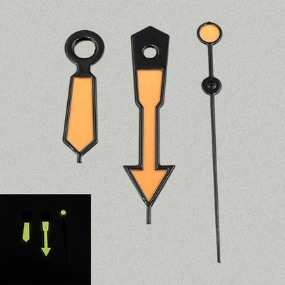 Modified Arrow Green Luminous Watch Hands Pointers for NH35/NH36/4R/7S Movement