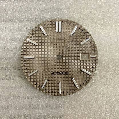 31.8mm Watch Dial AP Customizable Slogo For NH35 NH36 Hands C3 Green Luminous