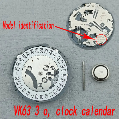 40mm Diamond Bezel Aurora Dial 316l Steel Sapphire Glass Case Suitable For VK63
