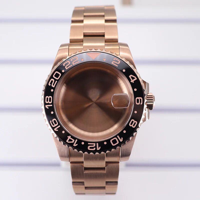 40mm Watch Case For NH35 NH36 NH70/8215/Eta2824 PT5000 NH34 Sapphire Glass