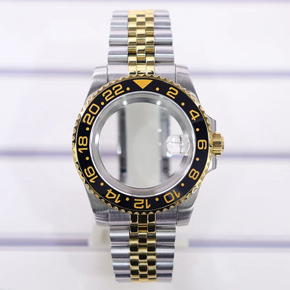 40mm Watch Case Sapphire For SUB Nh35 GMT Nh34 Nh36 Nh70 Nh72 2824 Miyota8215