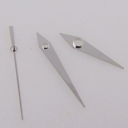 Silver Edge Watch Hand by GS, compatible with NH35 NH36 7s36 7s35 6r15 4r35 4r36, precision pointer for SKX models.
