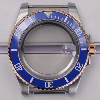 40mm Diver Watch Case For 4R NH35/36 NH38 NH70 Miyota8215 Eta2824 Sapphire Glass