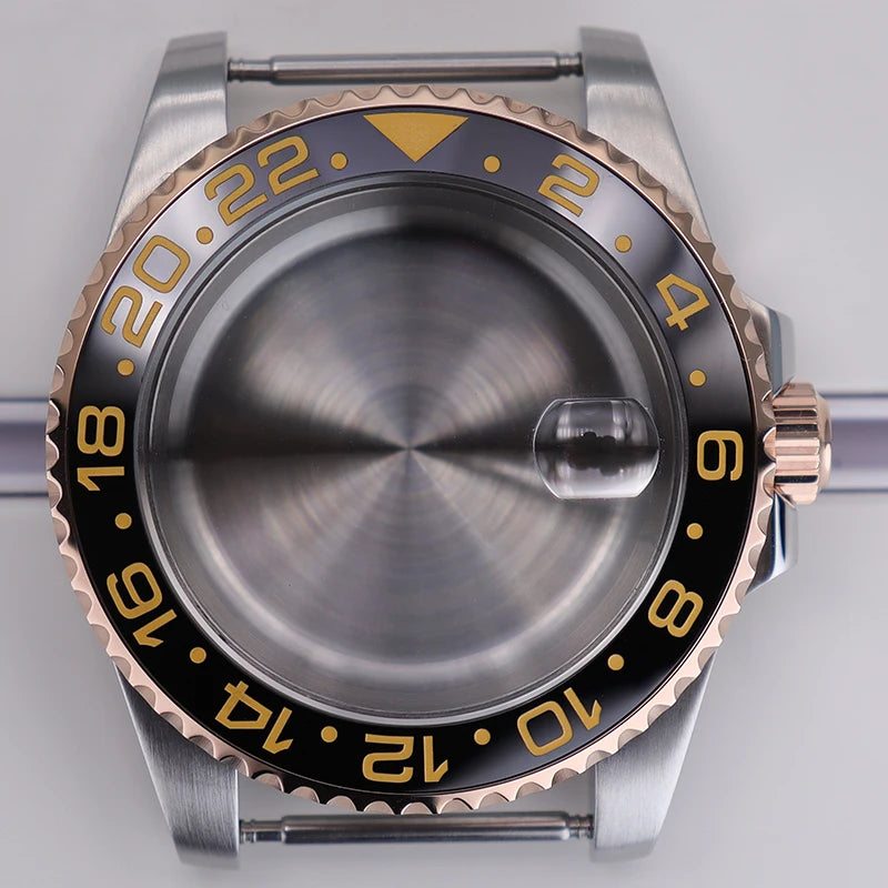 40mm Watch Case For NH35 NH34 NH36 NH70/Miyota8215/Eta2824 PT5000 Slide Buckle