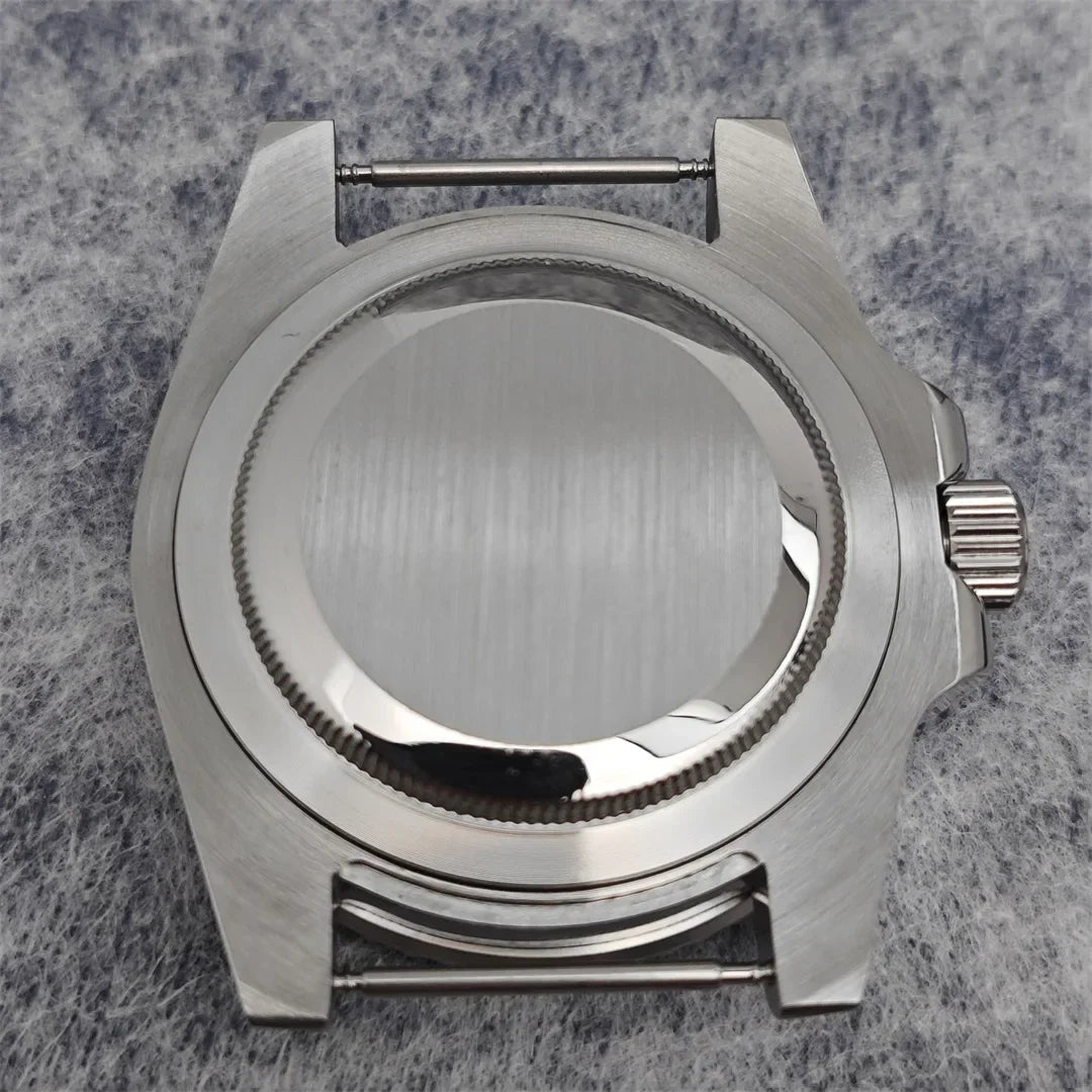 40mm Steel Watch Case for NH35/8215/GD2813/GD3804 with Movement Spacer Ring