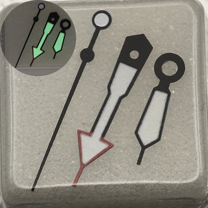 Mod NH35 Watch Hands Pointers Green Luminous For NH35 NH36 4R35 7S26 Movement