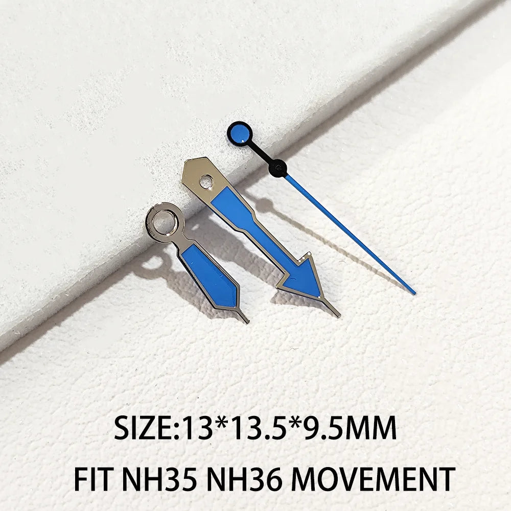 Watch Hands Pointers Green Super Luminous Suitable for NH 35 NH 36 Movement