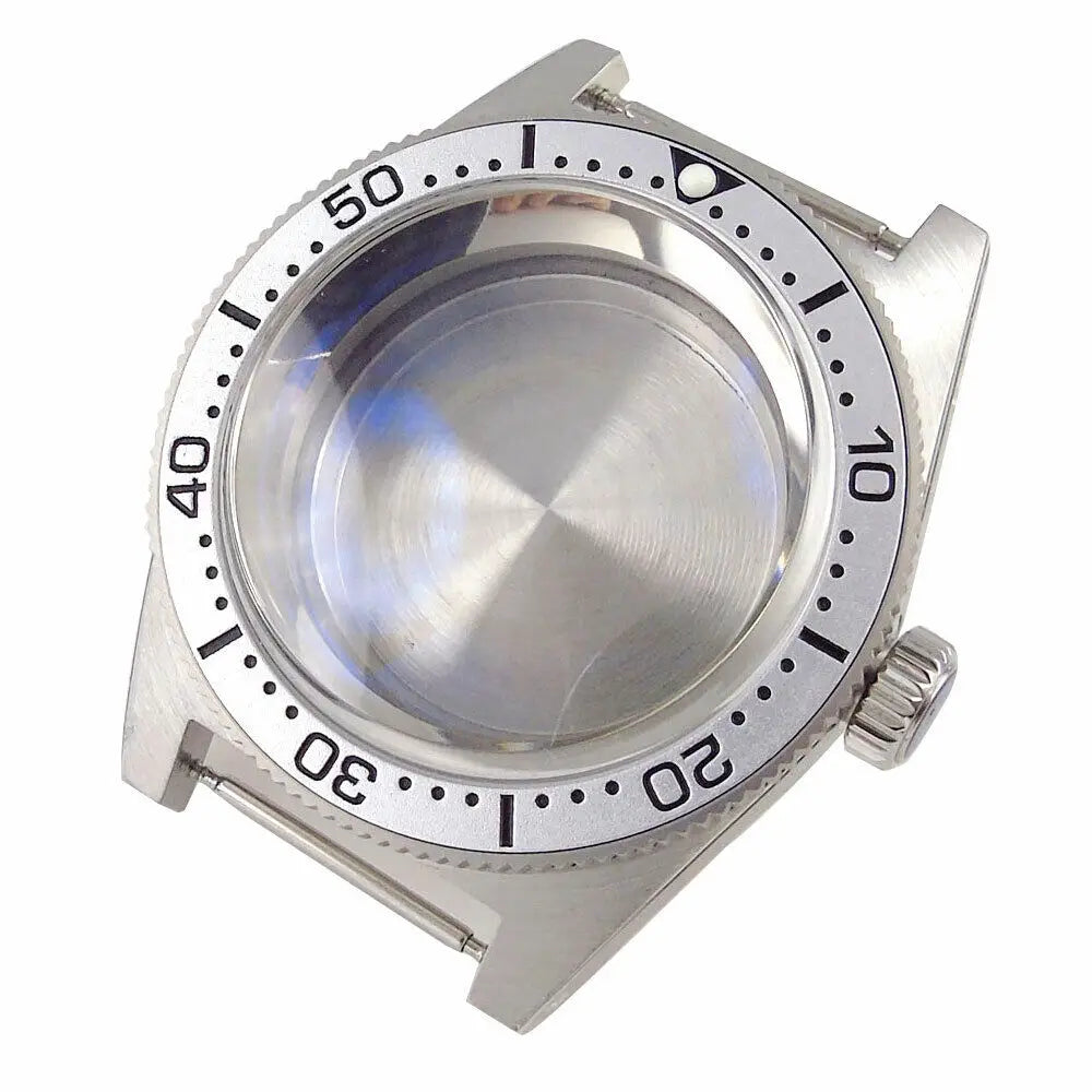 40mm Sapphire Glass Watch Case Fit NH34 NH35 NH36 ETA 2824 300M Water Resistance