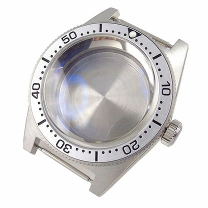 40mm Sapphire Glass Watch Case Fit NH34 NH35 NH36 ETA 2824 300M Water Resistance