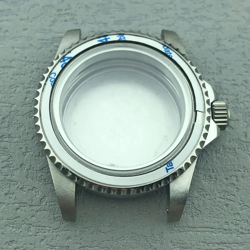 40mm Vintage 316L Steel Watch Case with Waterproof  For NH34/35 Nylon Strap