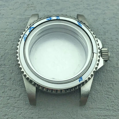 40mm Vintage 316L Steel Watch Case with Waterproof  For NH34/35 Nylon Strap
