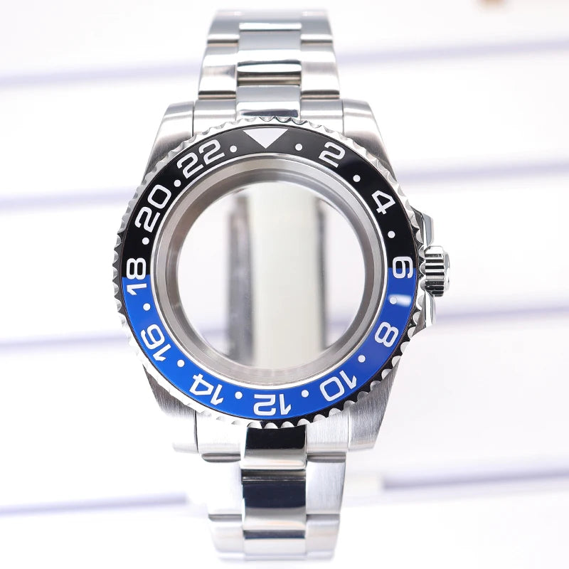 40mm Watch Cases Sapphire For Nh35 Nh36 Nh34/38 Nh70 Miyota 8215 Eta 2824 PT5000