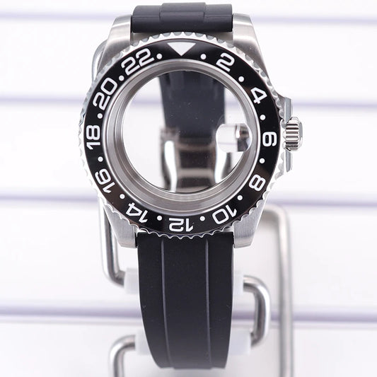 Dive 40mm Watch Case For NH35 NH36 4R36 NH34 NH70 Miyota 8215 Eta 2824 PT5000