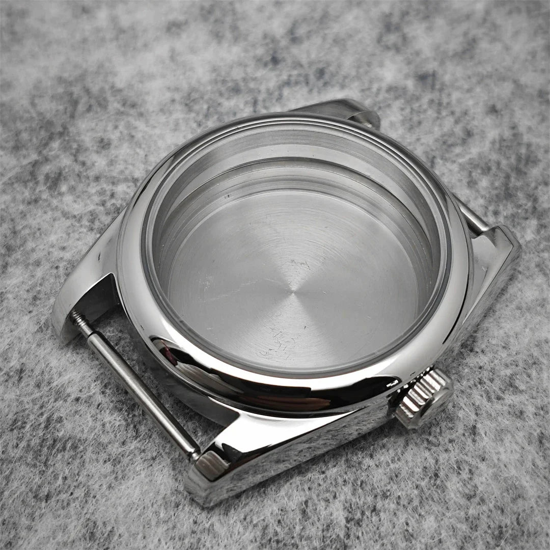 Rounded Edge 36mm Watch Case with Sapphire Glass for NH35 NH36/4R Movement