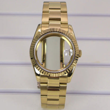 36/39mm Watch Case Bands Sapphire Glass For Datejust NH35/36/38 NH70 Miyota8215