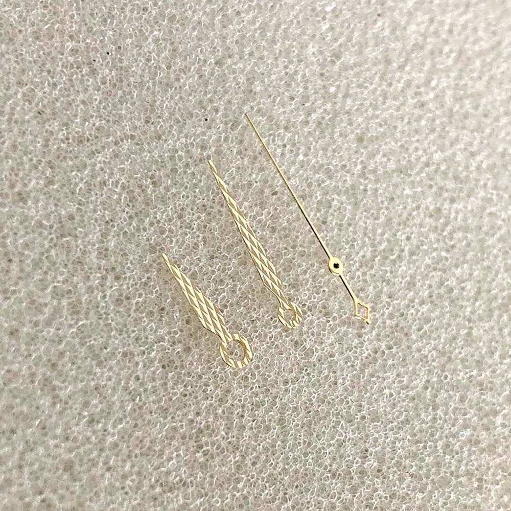Gold/Silver Watch Hands Diamond/Twill Pattern for NH34/NH35/NH36/4R/7S Movement