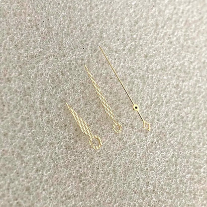 Gold/Silver Watch Hands Diamond/Twill Pattern for NH34/NH35/NH36/4R/7S Movement