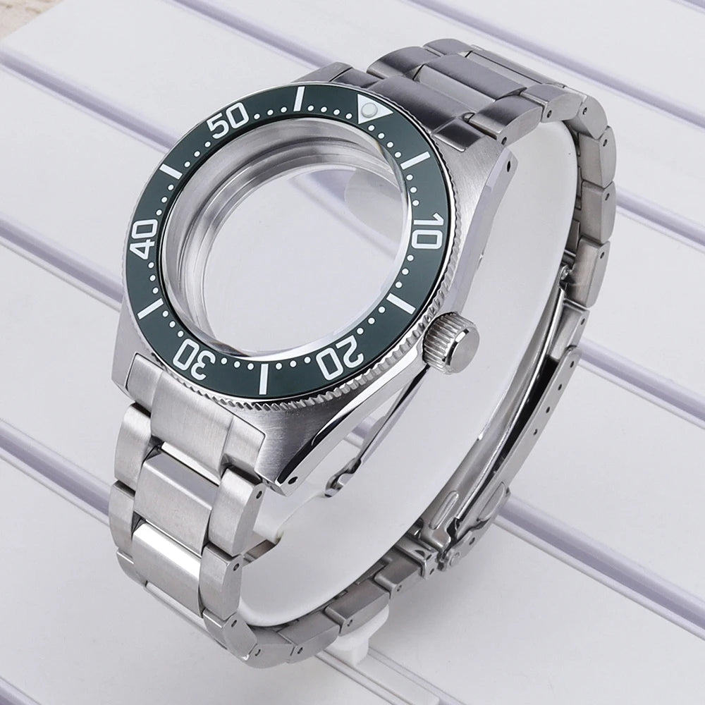 40mm Watch Case For Mod SPB143J1/SPB253J1 Tiger Whale NH35 NH36 NH34 4R36 NH70