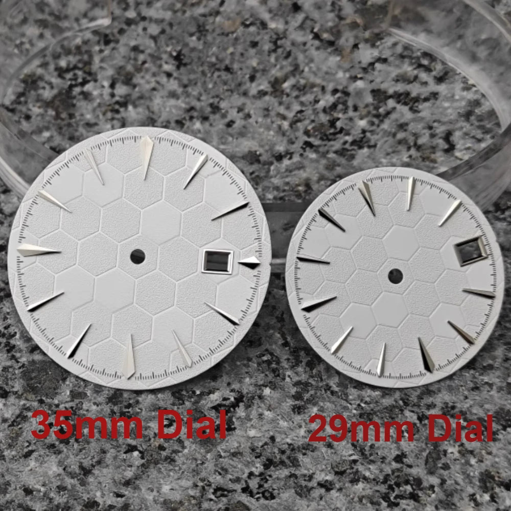 35mm/29mm Ball Pattern Watch Dials for NH36 NH35 Movement